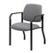 Boss Office Products Patient Guest Arm Chair, Black Steel Frame, Gray Antimicrobial Vinyl, 300 lb Capacity B9591AM-GY - alternate 6